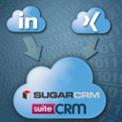 Grab leads to CRM just by a click from LinkedIn / XING