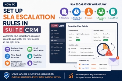 SuiteCRM SLA Escalation Rules | Setup & Automation Guide