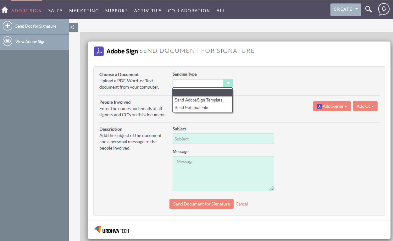 Adobe Sign from SuiteCRM