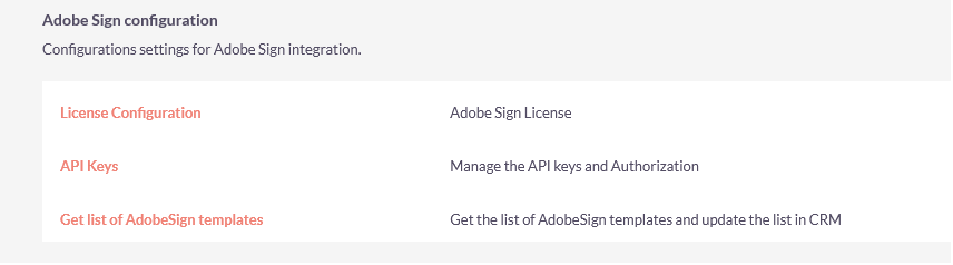 Adobe Sign admin setting