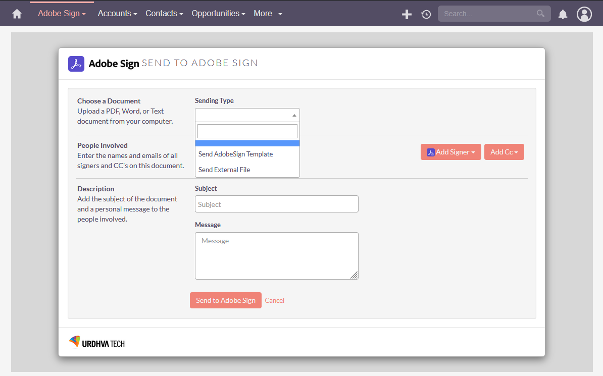 Adobe Sign from SuiteCRM