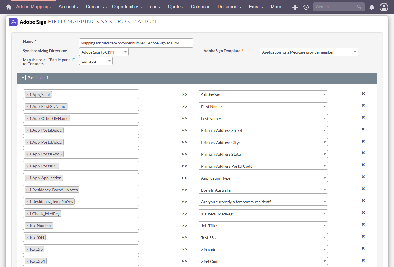Adobe Sign for SuiteCRM