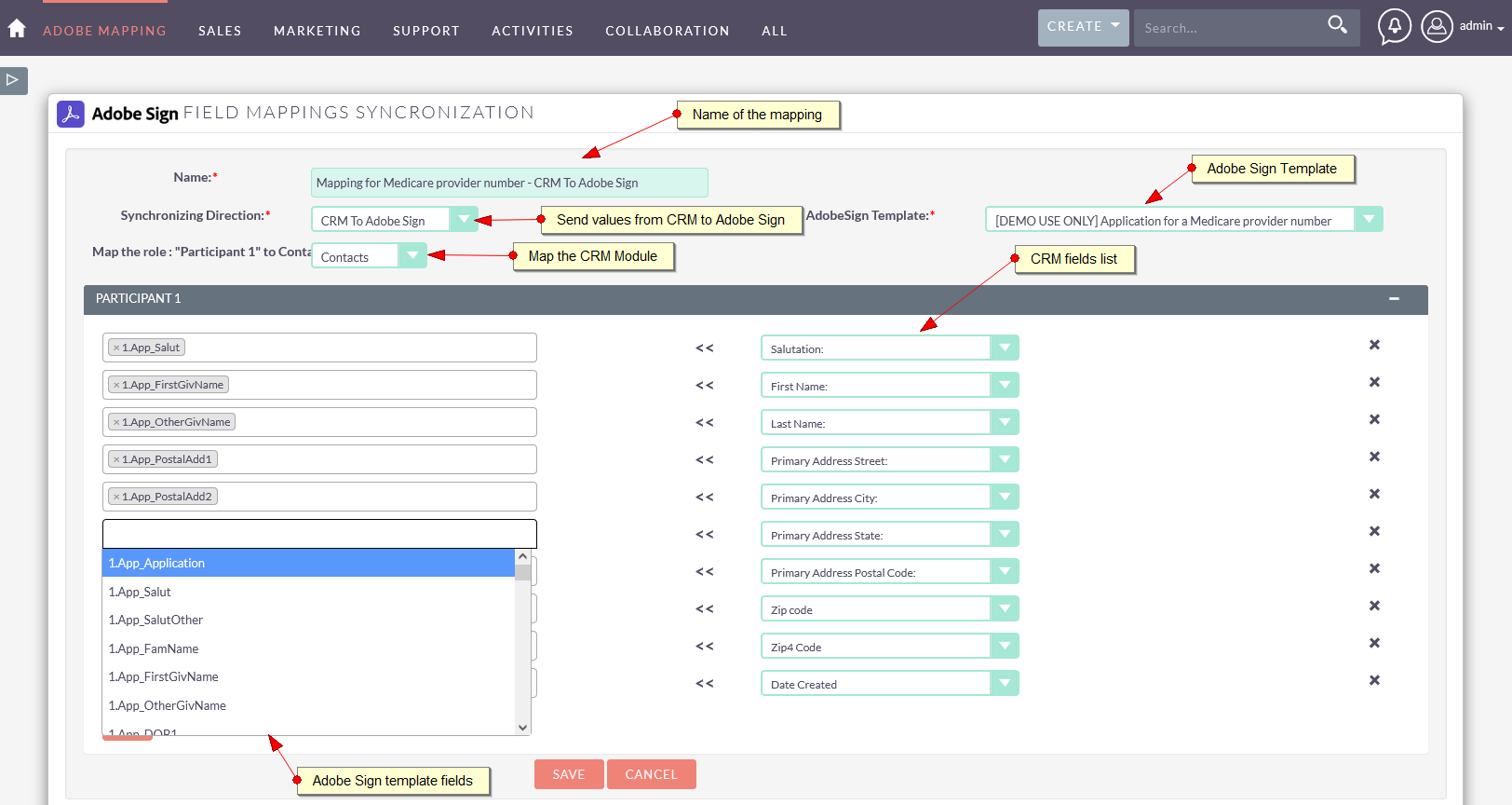 Adobe Sign for SuiteCRM