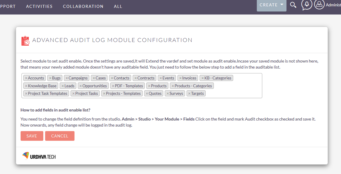 project collaboration chat configuration