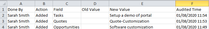 SuiteCRM Advanced audit log export to csv SuiteCRM Advanced audit log export to csv