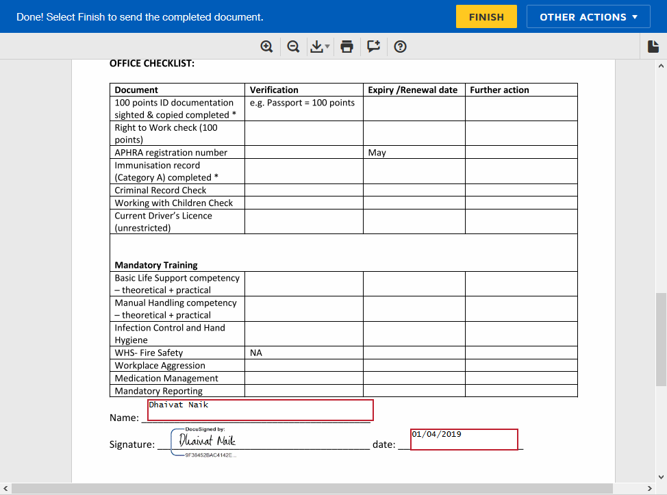 SugarCRM for DocuSign