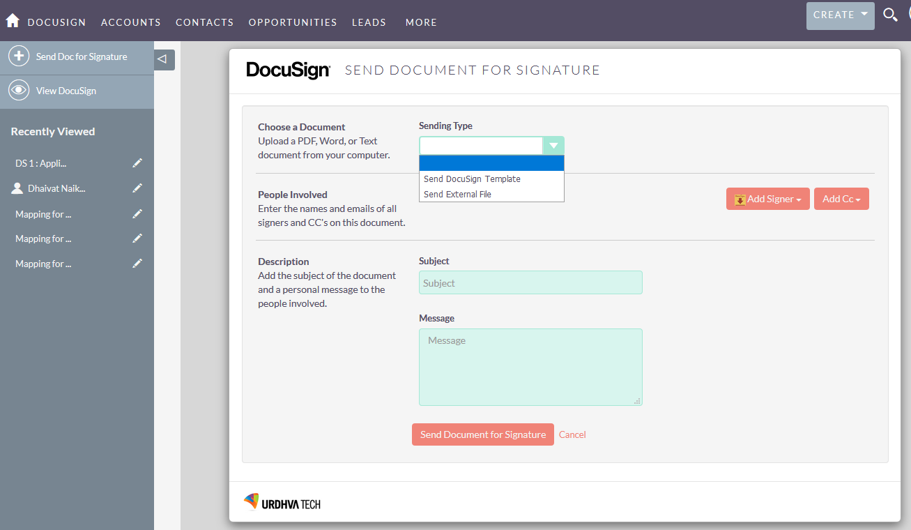 SuiteCRM for DocuSign