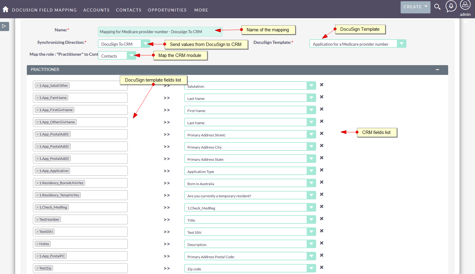 SuiteCRM for DocuSign