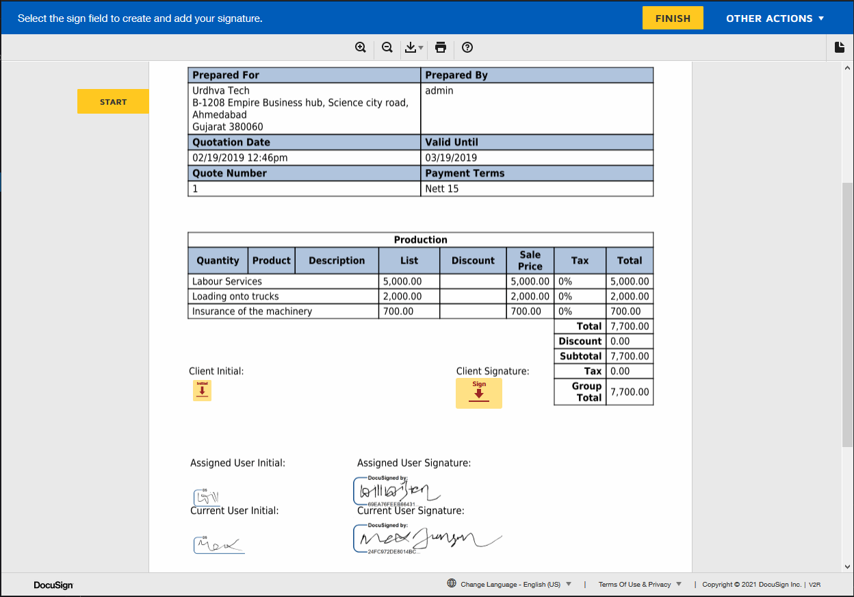 SuiteCRM for DocuSign