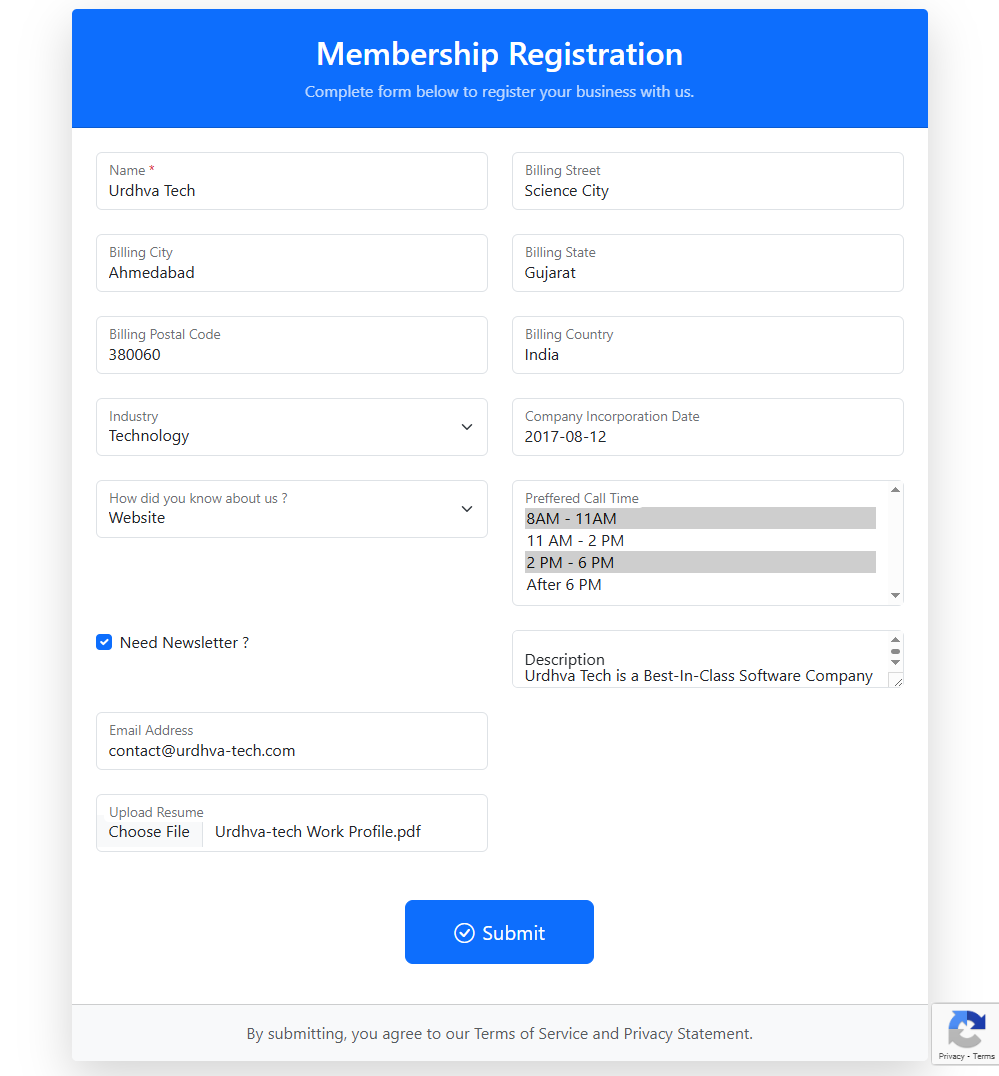 SuiteCRM Lead capture webform